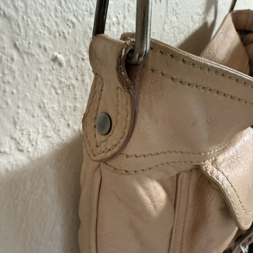 Auth BURBERRY Pink Leather Messenger Crossbody Bag Nova Check Lining Pockets Zip - Picture 9 of 14